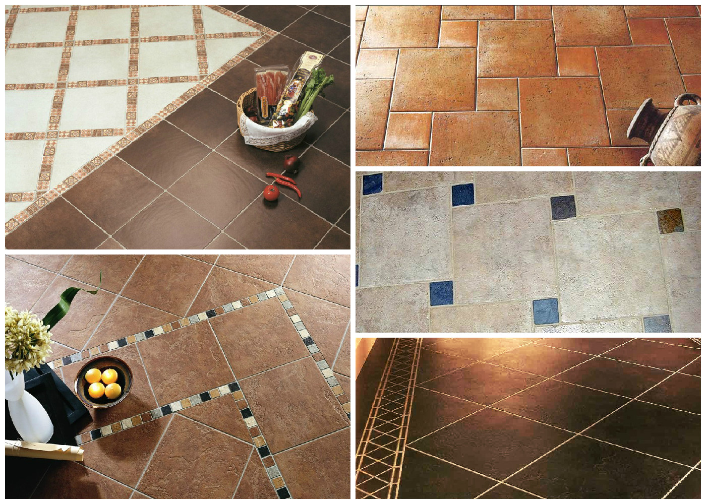 Плитка на пол для коридора и кухни: фото, размеры, выбор, укладка