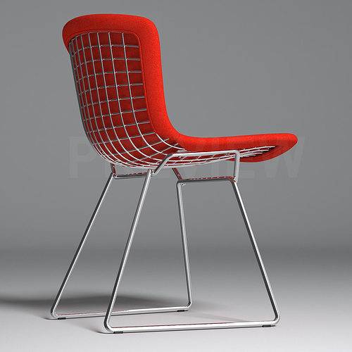 Инновационное боковое кресло bertoia с подушкой сиденья - как 2023