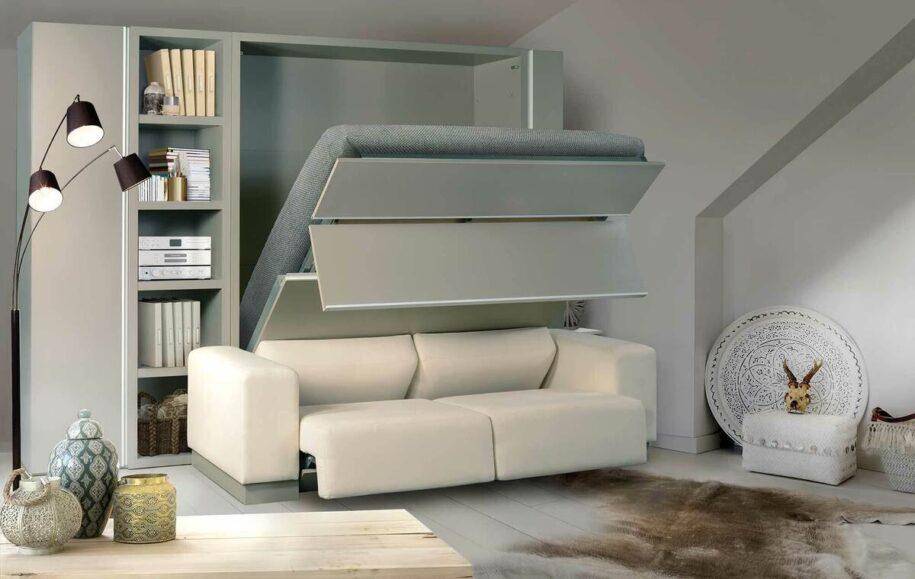 Шкаф-диван-кровать трансформер, материалы, габариты, лучшие модели