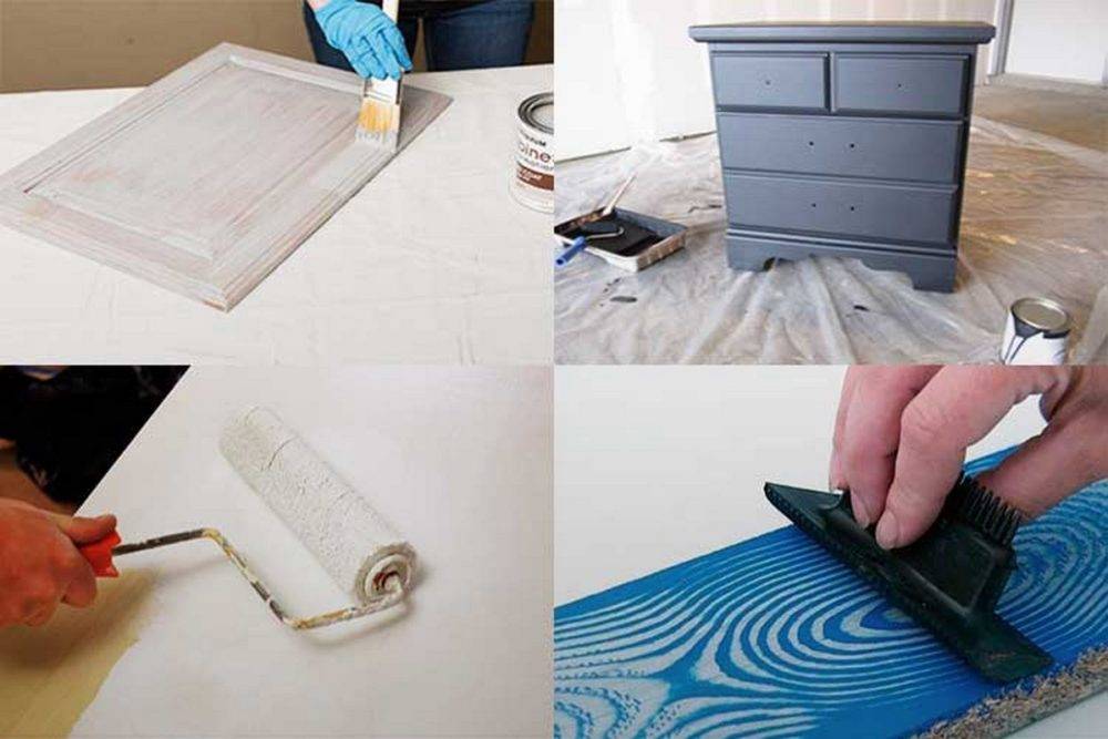 Как перекрасить старую мебель из ДСП своими руками