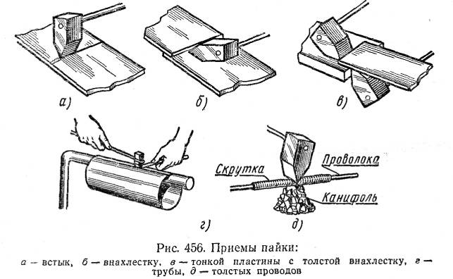 Как паять схемы паяльником