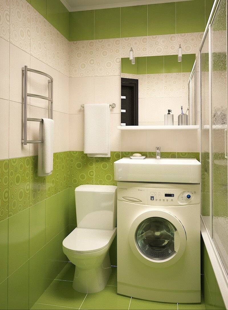 Ремонт и перепланировка ванной комнаты 150 x 135 и туалета, совмещение