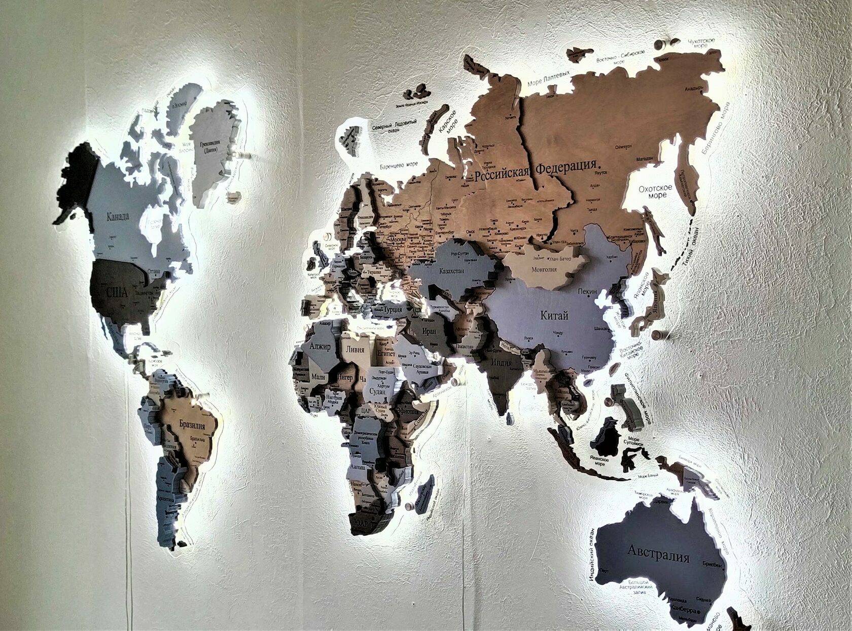 Декоративная штукатурка карта мира: техника нанесения острова своими руками с видео, фото в интерьере