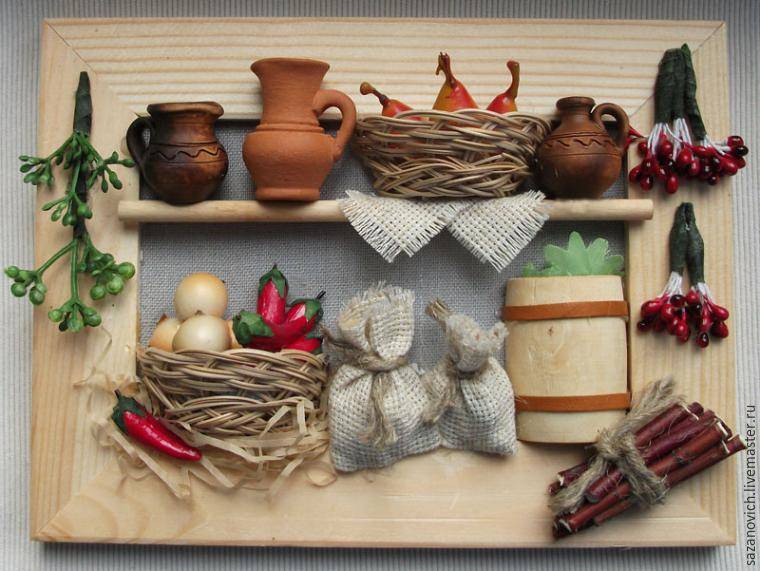 Изготавливаем поделки для кухни своими руками