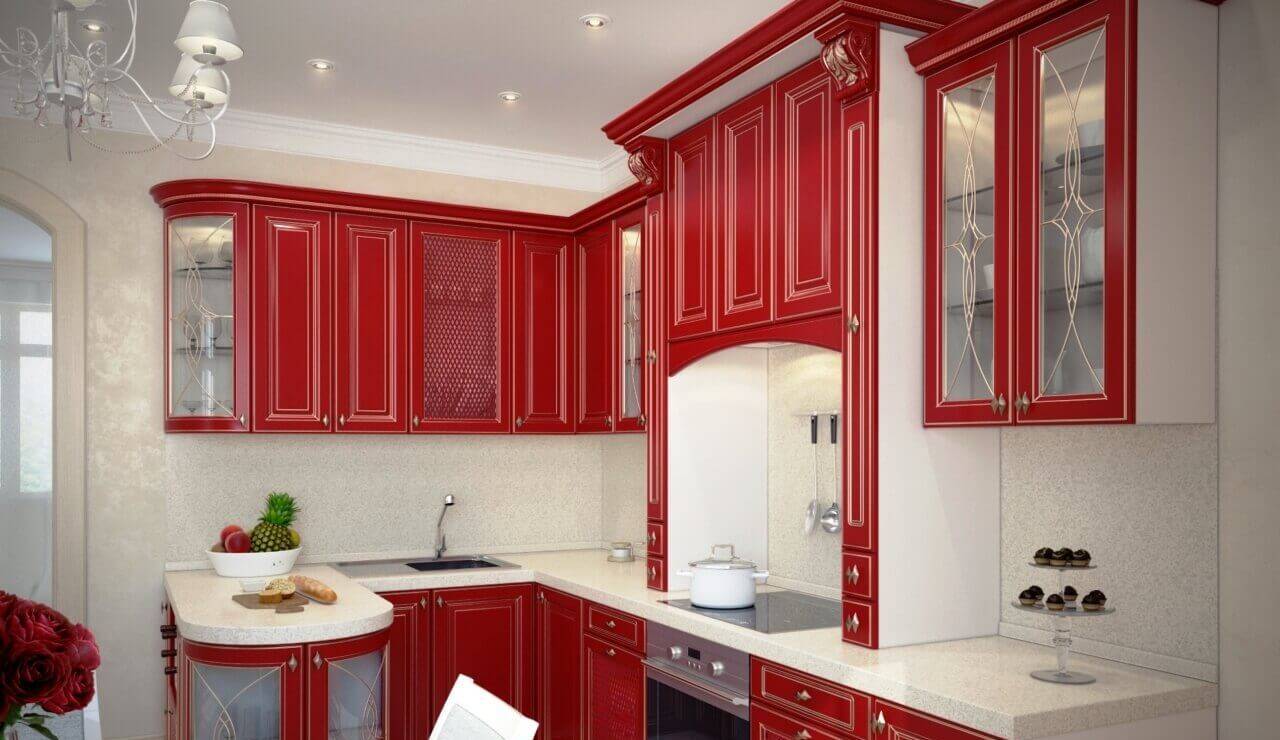 Красная кухня: 69 сочных идей дизайна интерьеров