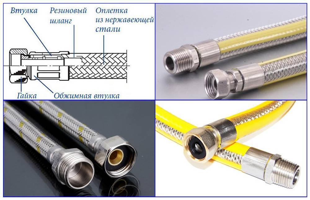 Выбор шланга для подключения газовой плиты