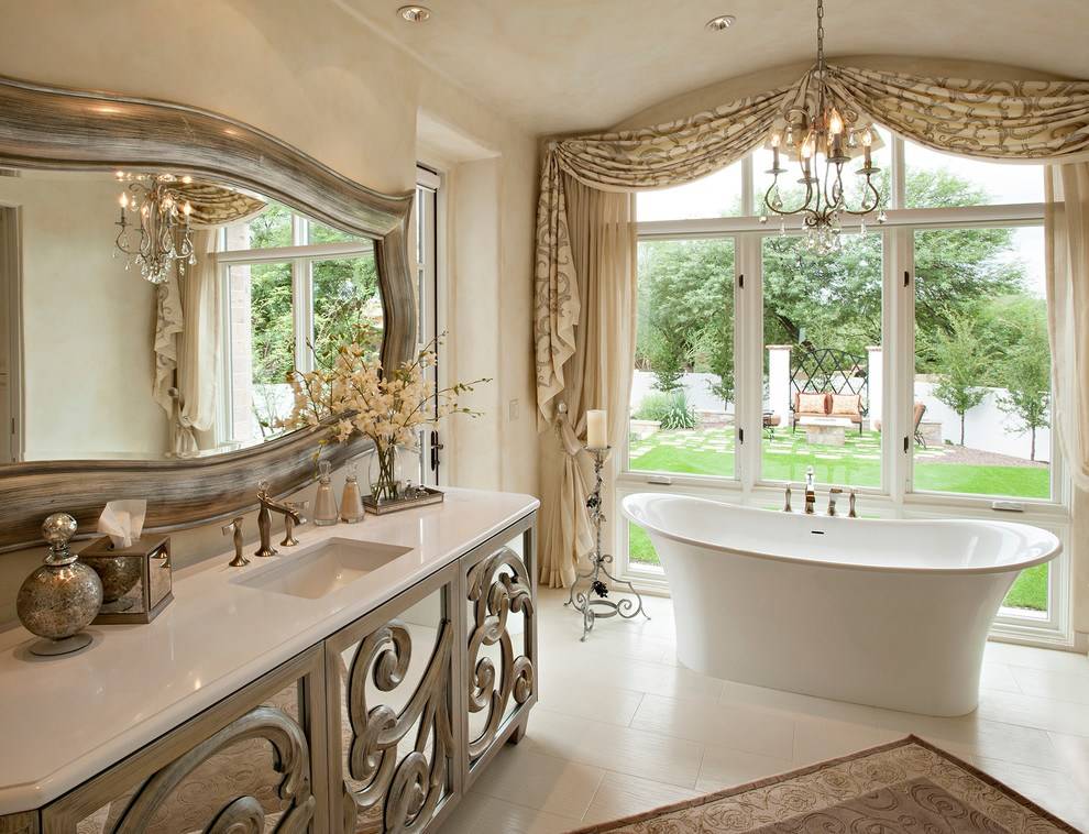 Стиль барокко в ванной комнате? не проблема!