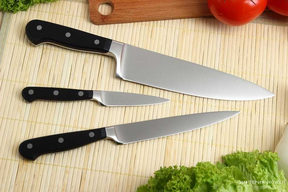 Лучшие поварские ножи. Ножи поварской тройки. Ножи Tramontina набор поварская тройка. Набор поварская тройка с119.