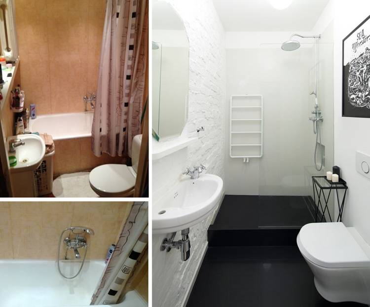 «до и после»: 2 потрясающие истории ремонта ванной – ремонт и строительство
