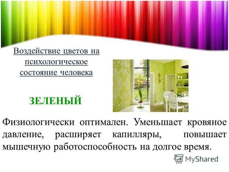 Как цвета в интерьере влияют на наше настроение