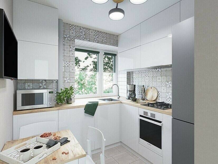 Дизайн маленькой кухни: 7 идей, 4 ошибки и 93 фото (реальные)