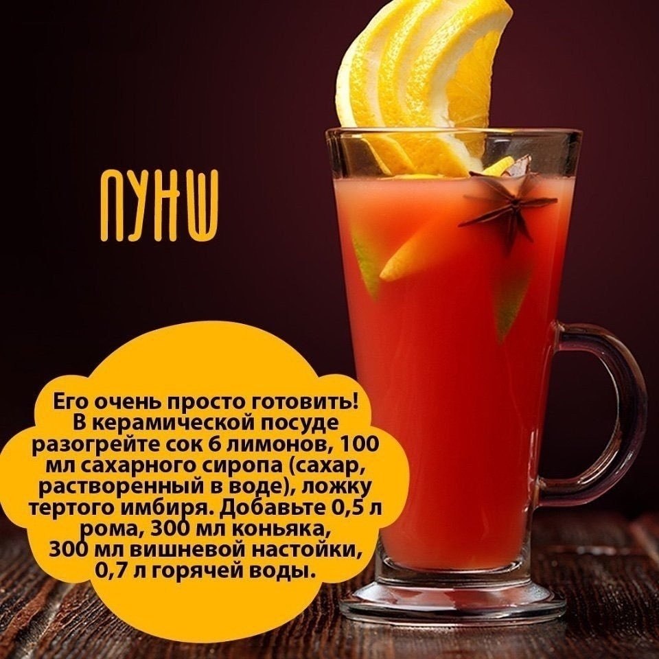 Горячие алкогольные напитки – 12 согревающих рецептов