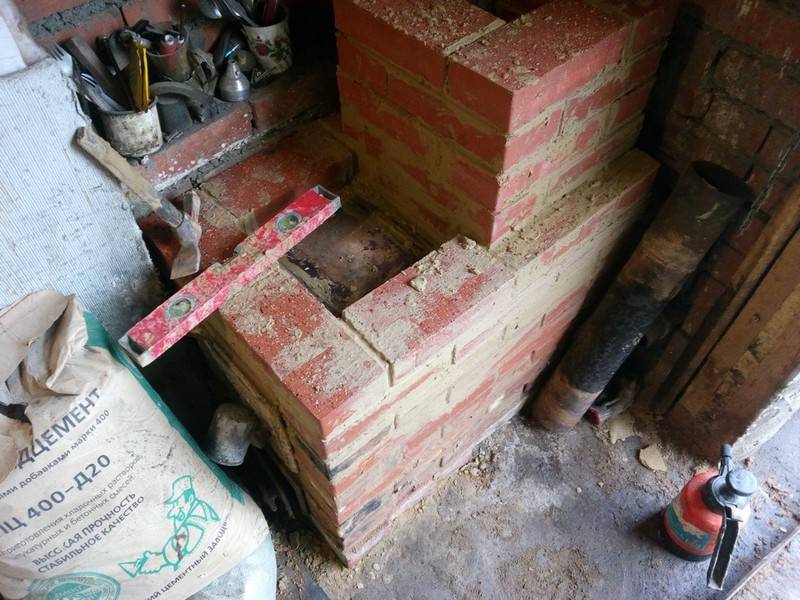 Делаем буржуйку из кирпича