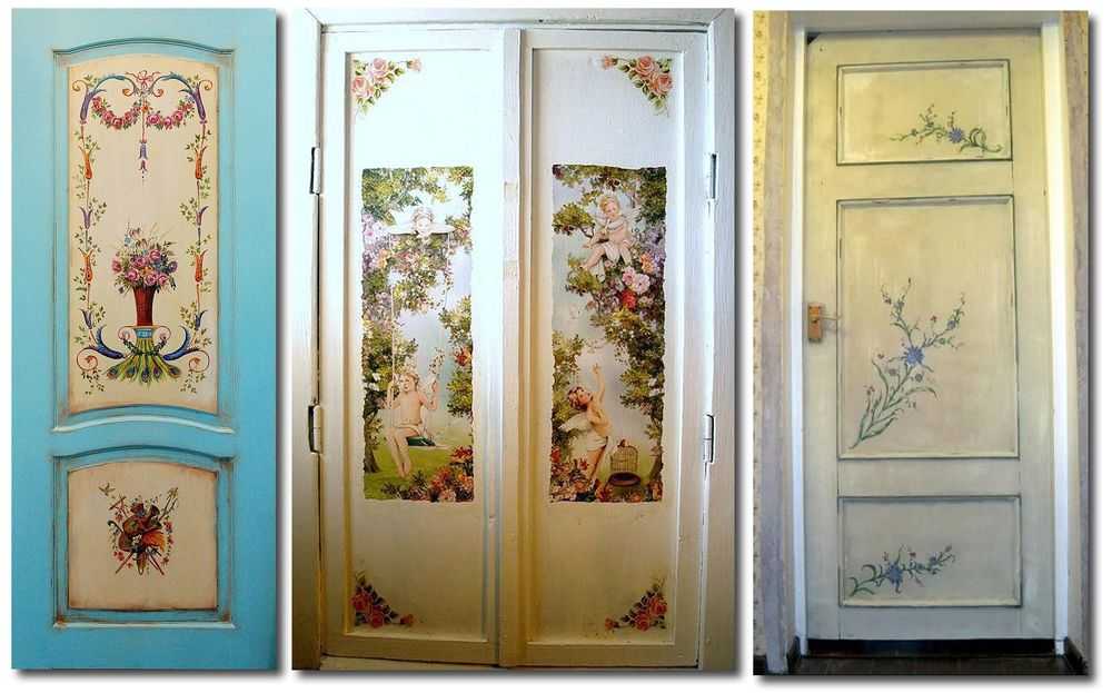 Декор старой двери своими руками - 12 красивых идей, как обновить, реставрация и украшение (фото)