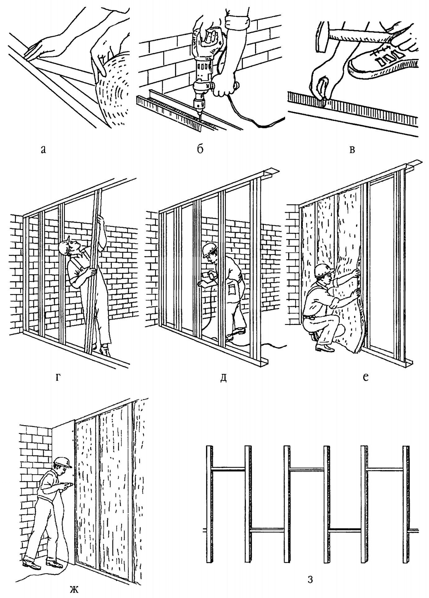 Стенка из гипсокартона своими руками: пошаговая инструкция изготовления, плюсы и минусы конструкции