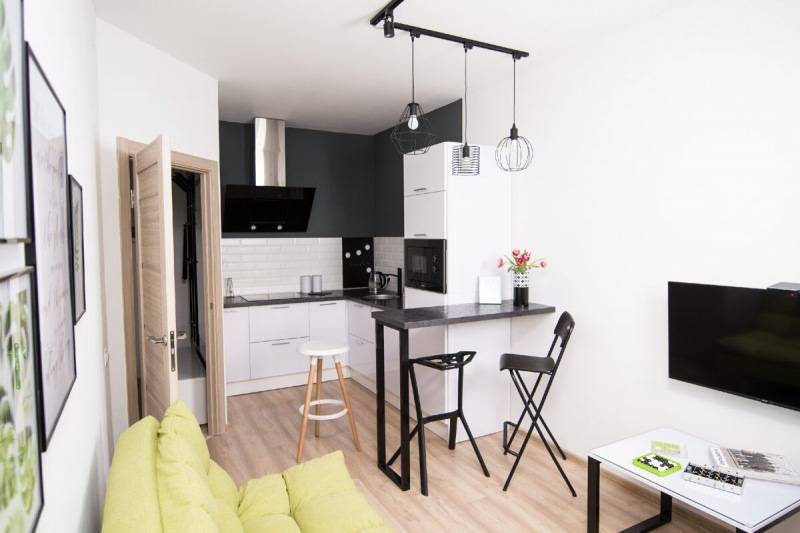 Интересные варианты оформления однокомнатной квартиры площадью 40 кв. м