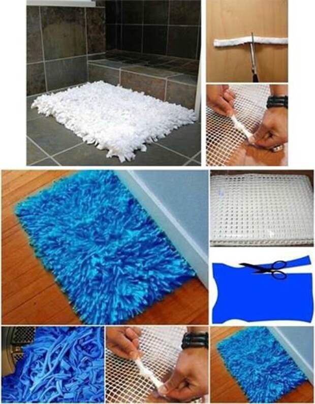 Как сделать коврики своими руками: пошаговая инструкция для новичков