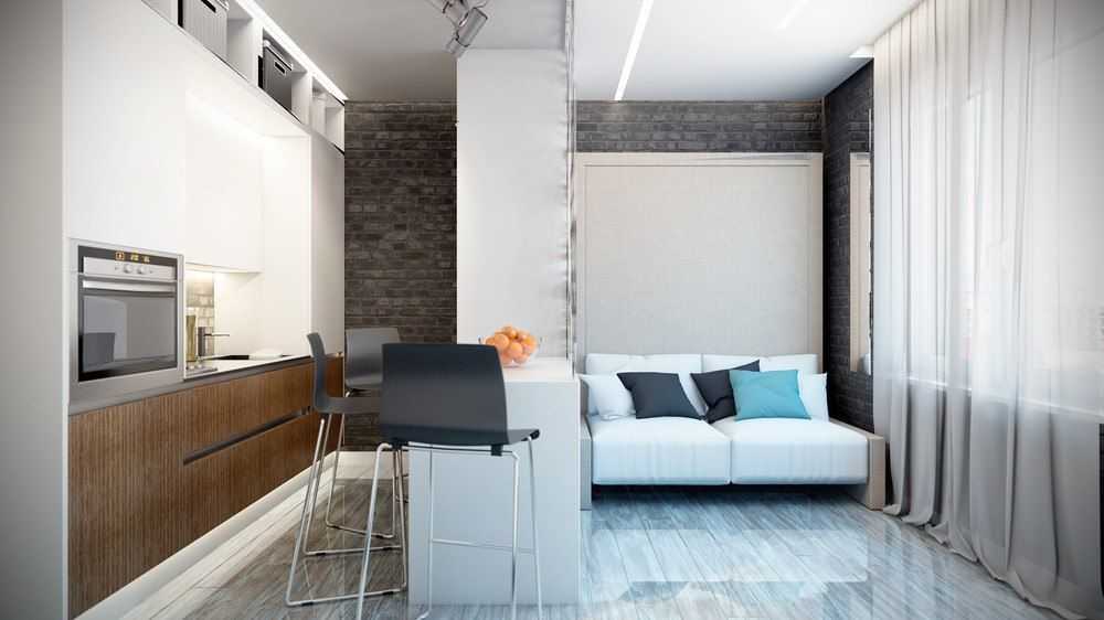 Подбор планировки квартиры-студии площадью 30 кв. метров: фото лучших вариантов