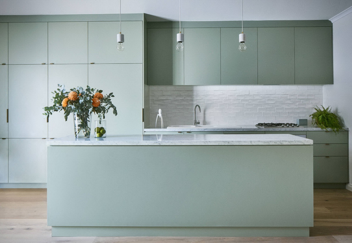 Macaroon Green кухня