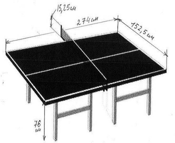 Как сделать стол для пинг понга и ракетку своими руками?