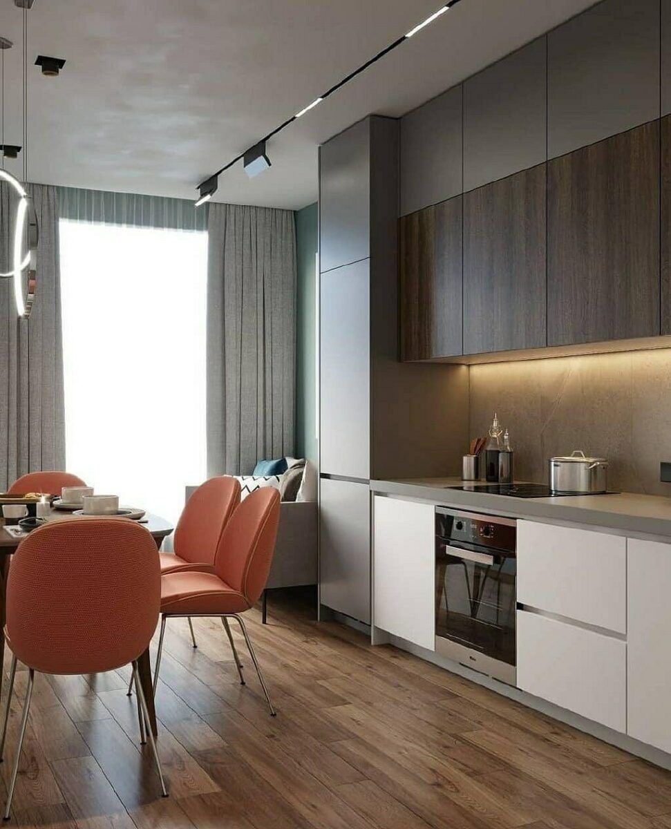 Дизайн кухня 12 кв.м 2023: топ-100 красивых идей дизайна с фото