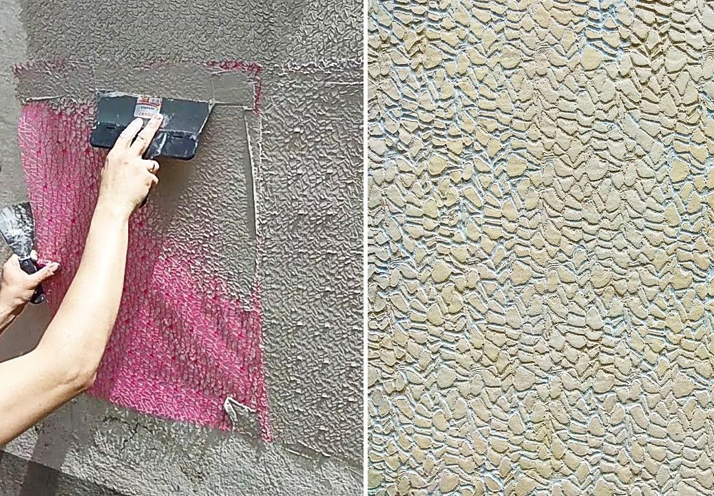 Варианты декоративной штукатурки из обычной шпаклевки. как сделать самим?