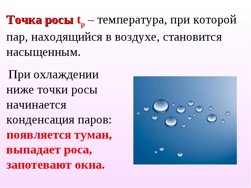 Что такое точка росы: способы определения и её значение при строительстве