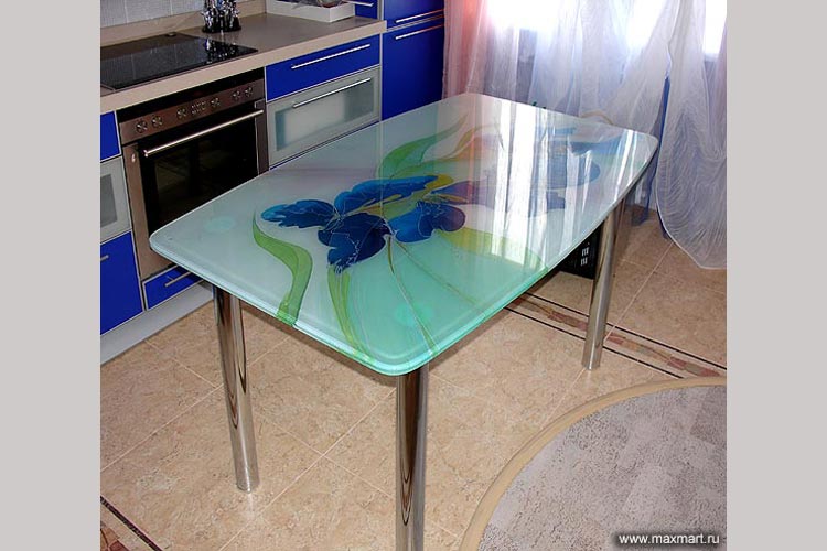 Стеклянные столы для кухни — выбираем стильный стол и подбираем стулья + 77 фото