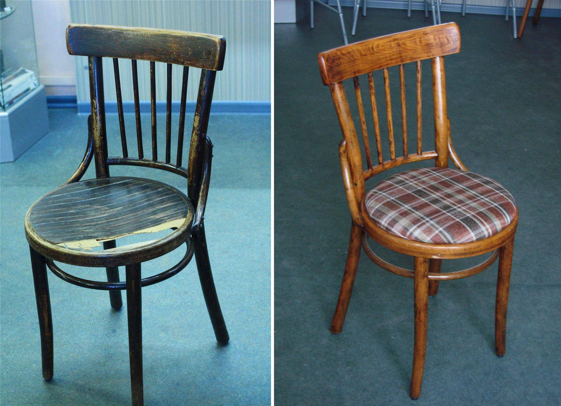 Как обновить старый стул- пошаговые инструкции по реставрации