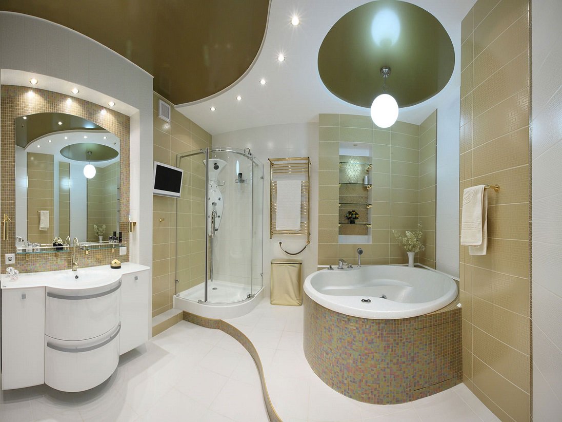 Фото натяжных потолков в ванной | самоделки на все случаи жизни - notperfect.ru