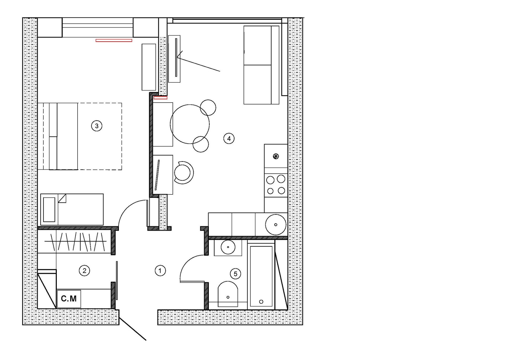 Дизайн квартиры 38 кв, м, [70+ фото], планировки 1-комнатных