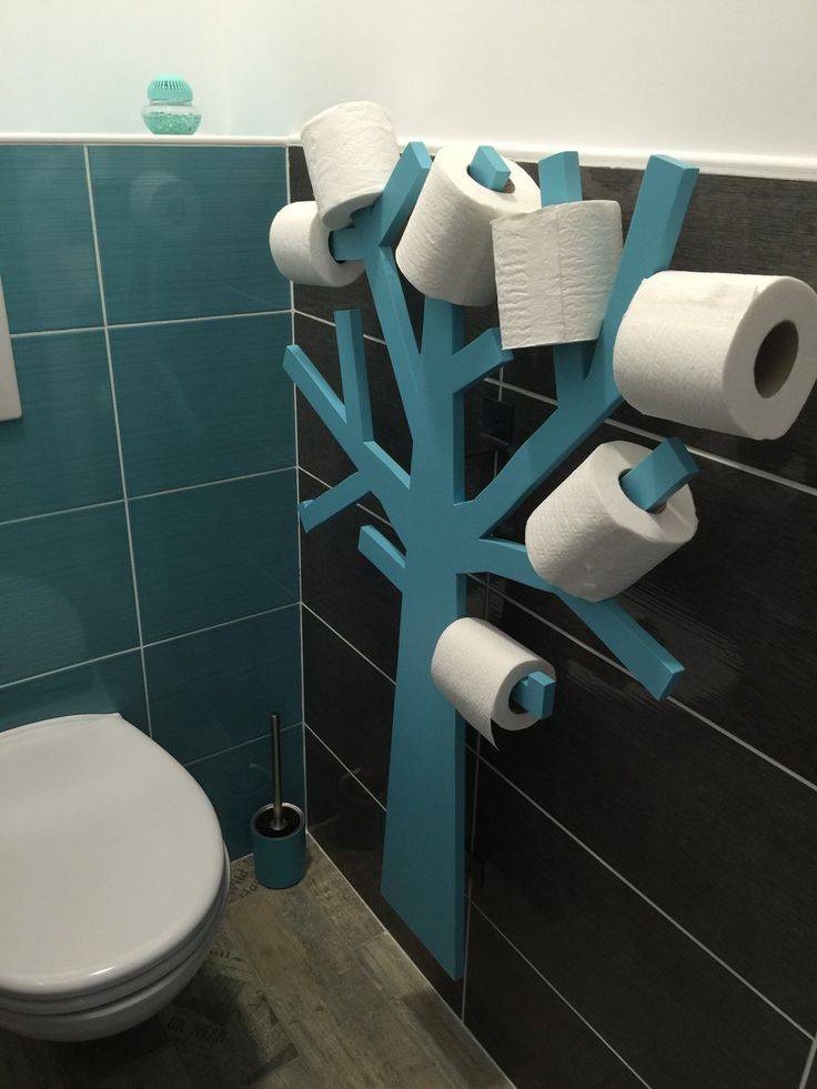 Необычные идеи хранения туалетной бумаги, которые украсят ванную комнату