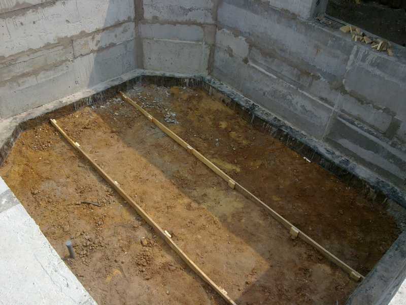 Бетонный пол в деревянном доме: как залить, пошаговый план