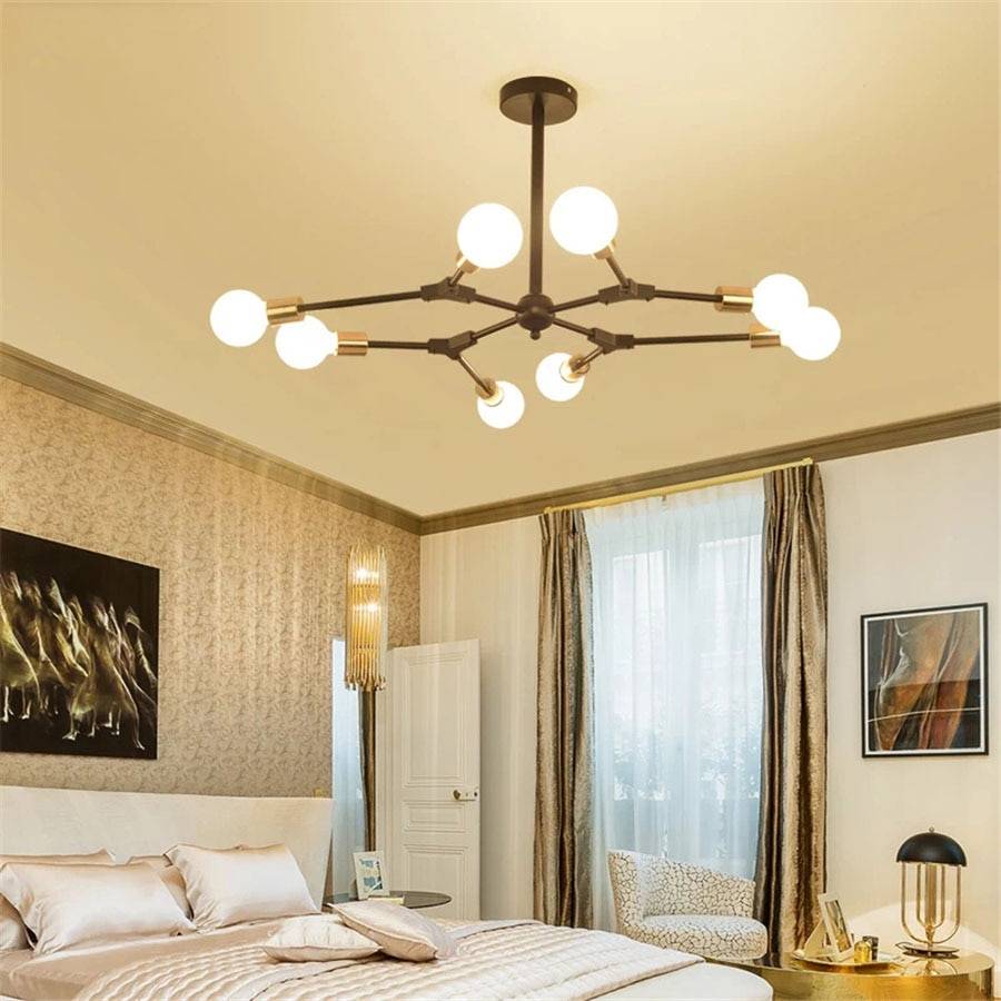 Как подобрать люстру для спальни: 20 фото примеров – твой vip-дом