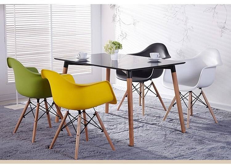Дизайнерские стулья eames в интерьере — 32 фото различных моделей
