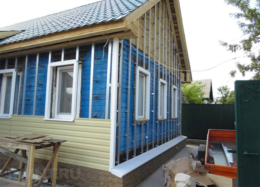 Установка сайдинга на каркасный дом своими руками