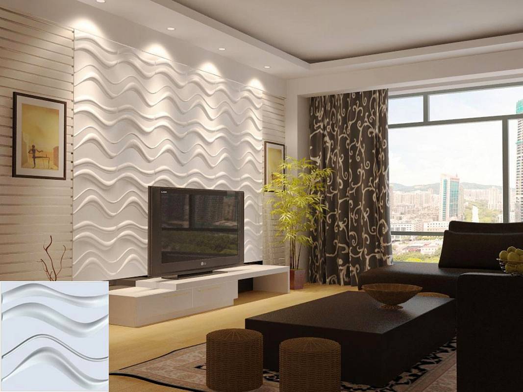 3d панели для стен в дизайне интерьера – объемные элементы для комфортного и функционального зонирования помещений