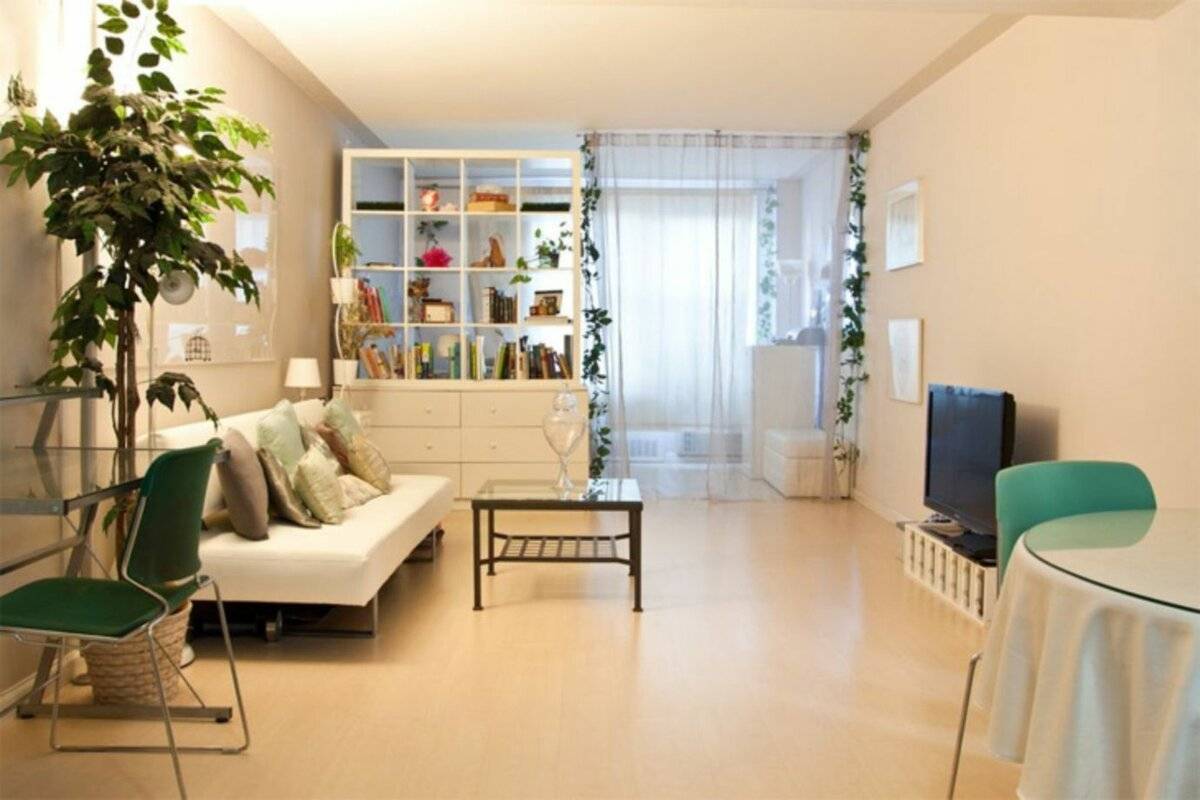 Как визуально увеличить комнату - обои, шторы, цвета, мебель