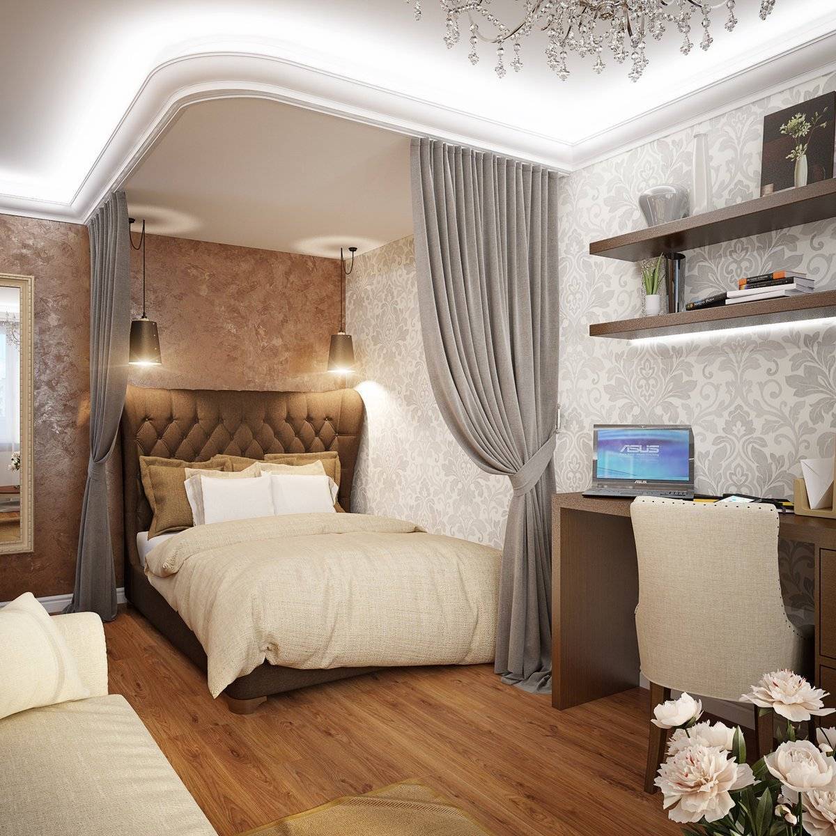 Дизайн спальни 18 кв. м: оформляем комнату со вкусом - статьи и советы на furnishhome.ru