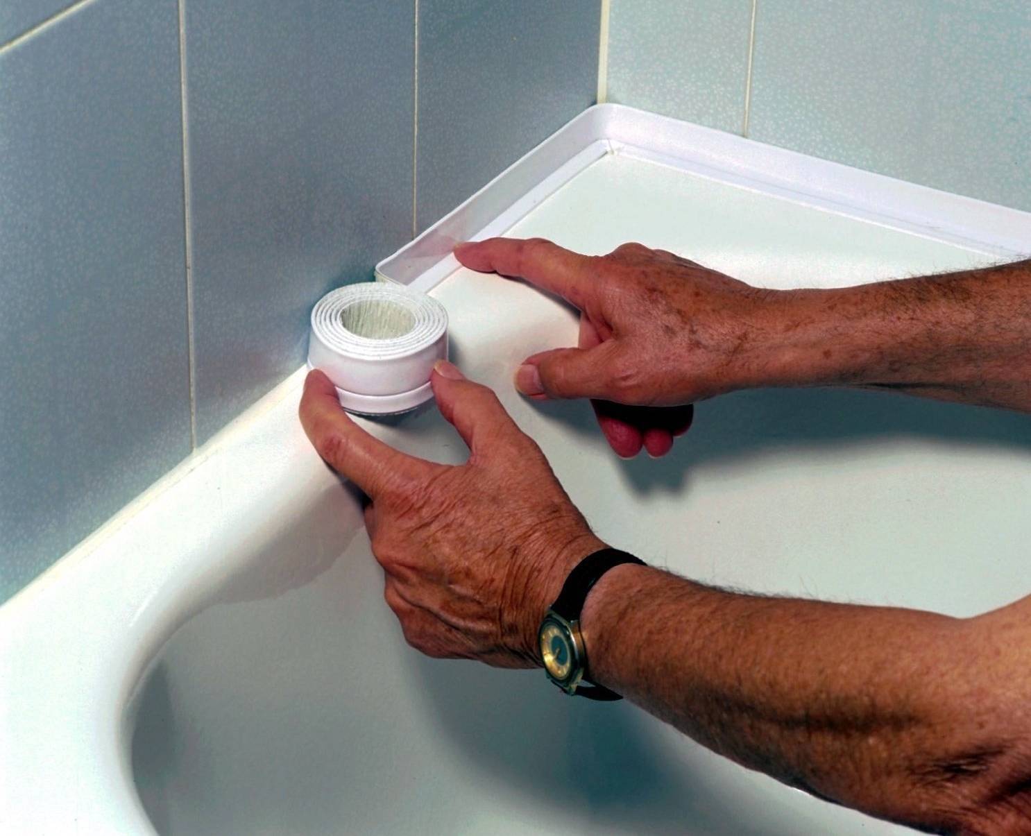 Как заделать стык между ванной и стеной - большой зазор