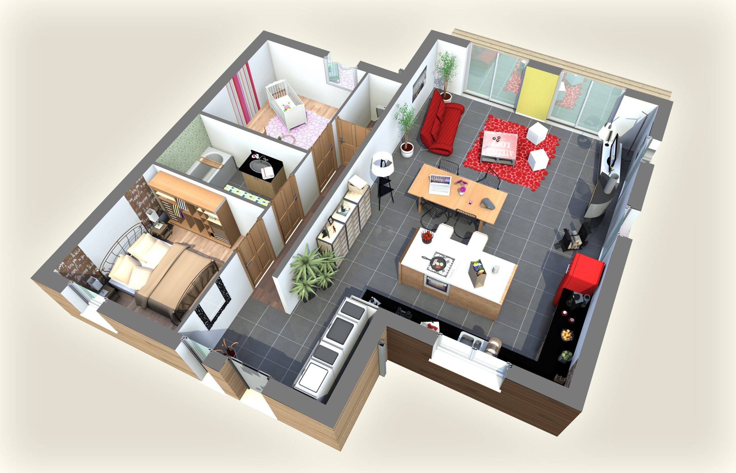 Идеи планировки 3-х комнатной квартиры - domwine