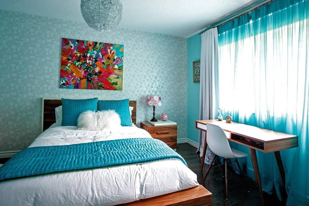 Голубая спальня: новинки дизайна, примеры оформления спальни в голубых оттенках (145 фото идей и вариантов)