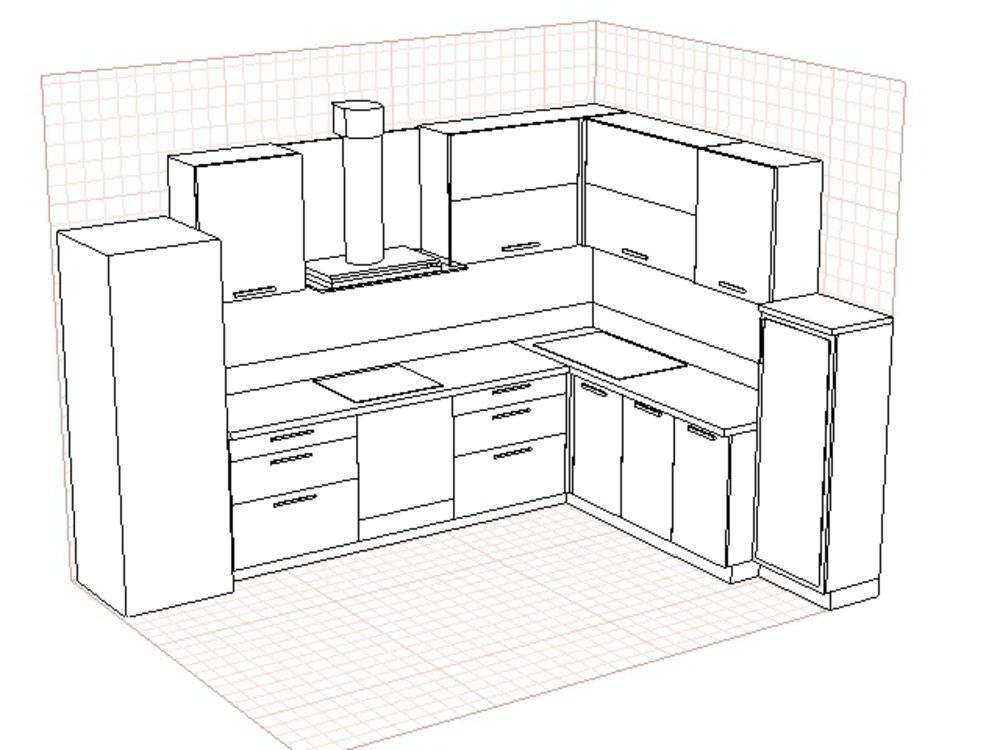Как сделать проект кухни