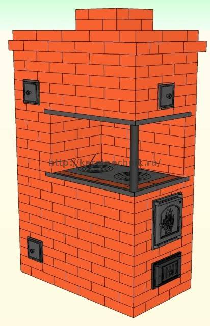 Печи конструкции в. а. потапова. кладка печей своими руками