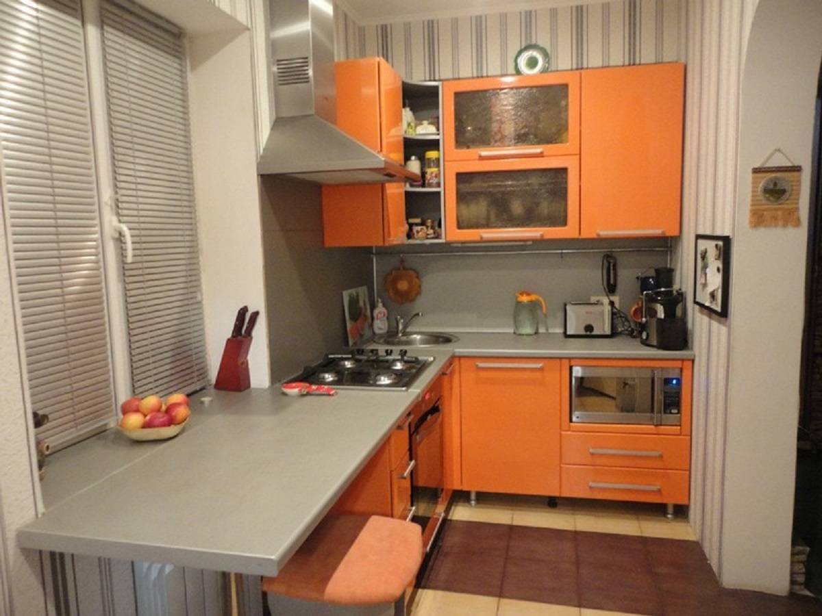 Планировка маленькой кухни в хрущевке 4, 5 и 6 квадратных метров
