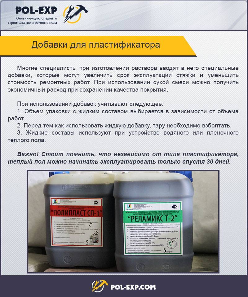Пластификатор для бетона - что это такое и как изготовить его своими руками