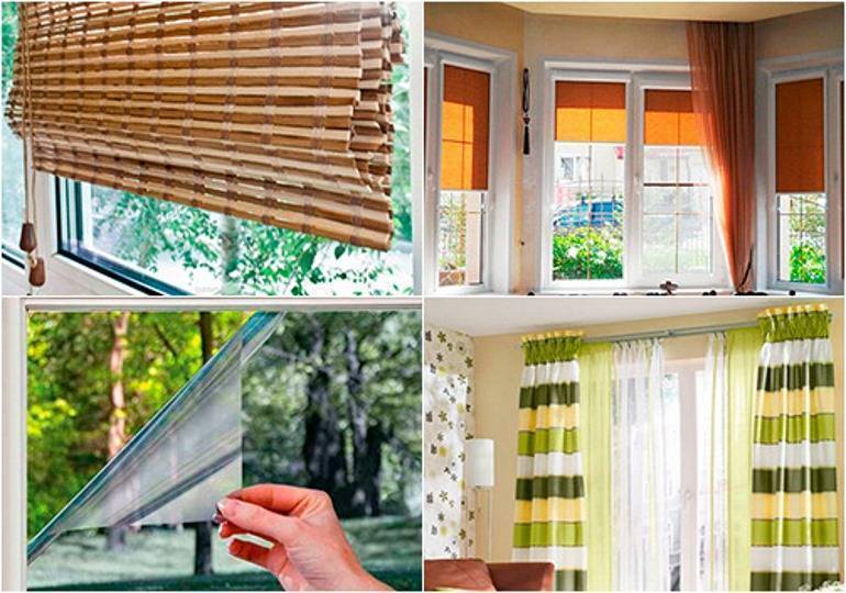 Чем закрыть окна на балконе от солнца: виды материалов, чем можно защитить от солнца закрытый балкон