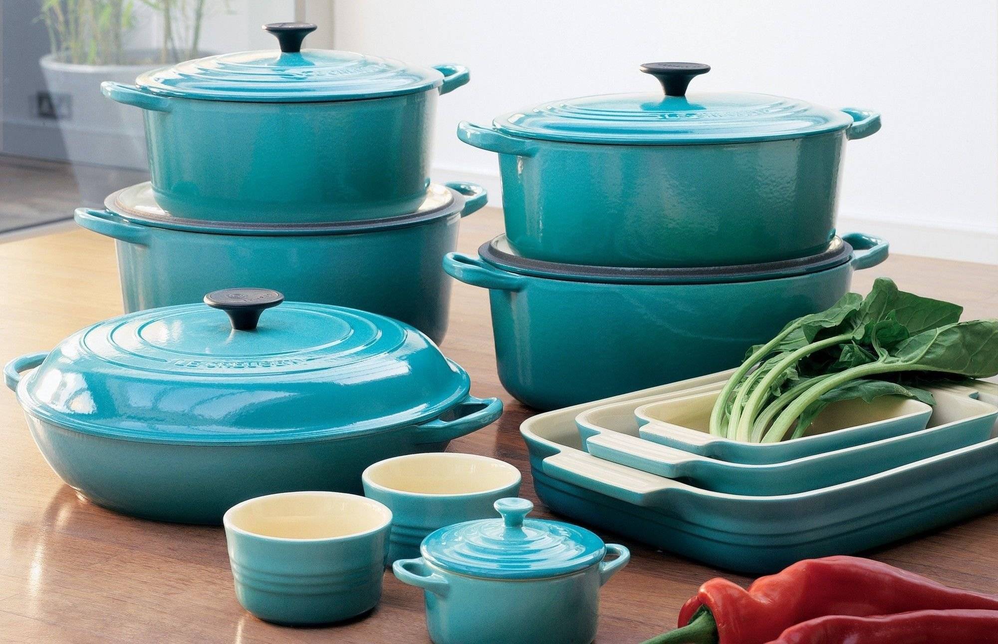 Посуда для приготовления блюд должна быть эмалированная. Le Creuset кастрюля чугунная. Кухонная посуда Wellberg Cookware Set. Бирюзовая посуда на кухню. Голубая посуда.