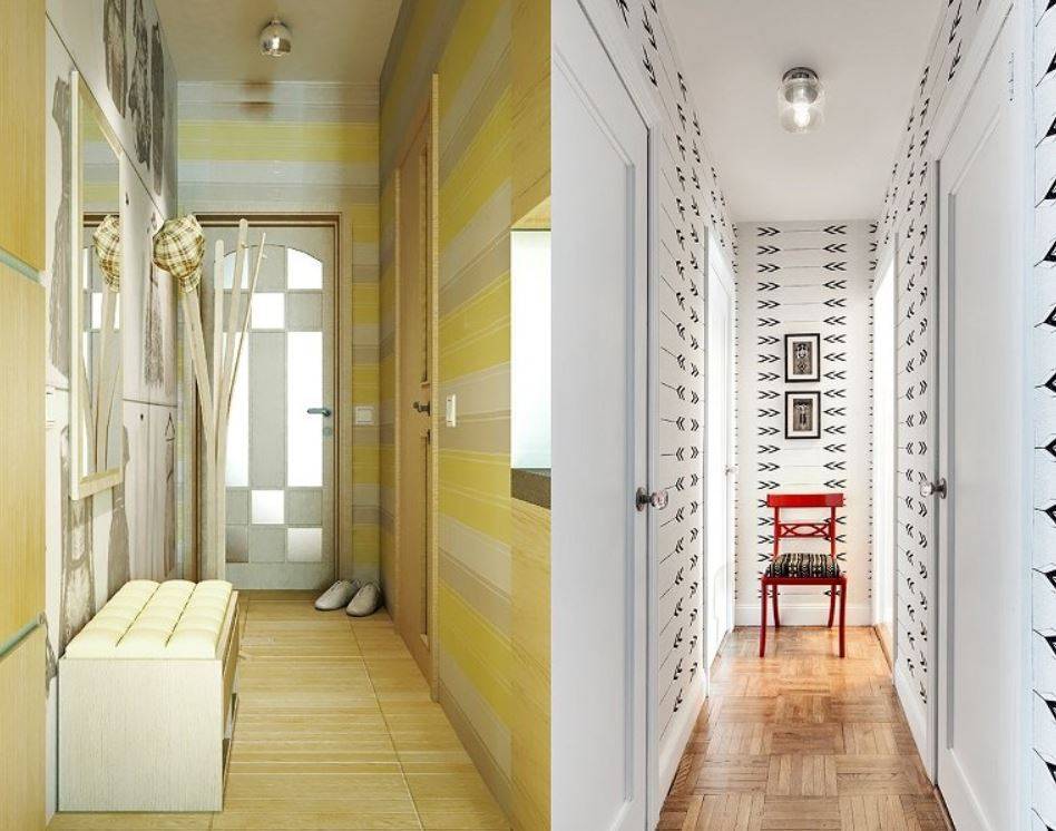 Прихожие фото для узких коридоров в квартире - дизайн узкой прихожей 100 фото