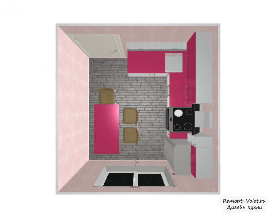 Кухня 5 метров: планировка, ремонт, советы дизайнеров, фото в интерьере